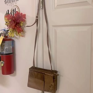 Cato bronze skinny strap crossbody